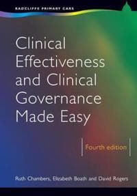 Clinical Effectiveness and Clinical Governance Made Easy