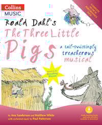 Roald Dahl's The Three Little Pigs (Book + Download)