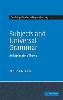 Subjects and Universal Grammar