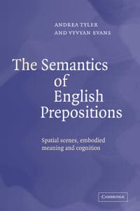 The Semantics of English Prepositions