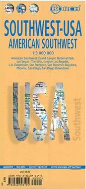 USA Southwest - American Southwest, Borch Map