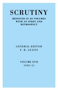 Scrutiny: A Quarterly Review vol. 17 1950-51