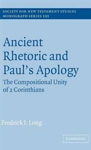 Ancient Rhetoric and Paul's Apology