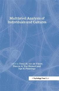 Multilevel Analysis of Individuals and Cultures