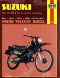 Suzuki 100, 125, 185 & 250 Air-Cooled Trail Bikes (79 - 89)