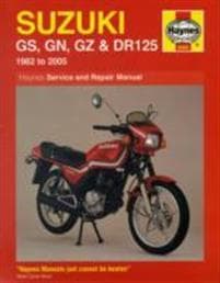Suzuki GS, GN, GZ & DR125 Singles (82 - 05) Haynes Repair Manual