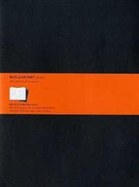 Moleskine Ruled Cahier Xl - Black Cover (3 Set)
