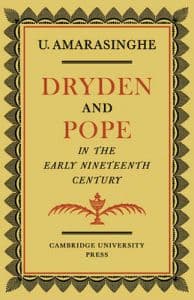 Dryden and Pope in the Early Nineteenth-Century