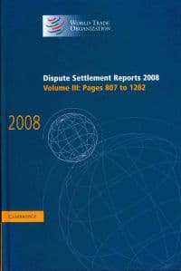 Dispute Settlement Reports 2008: Volume 3, Pages 807-1282
