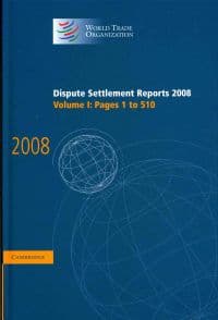 Dispute Settlement Reports 2008: Volume 1, Pages 1-510