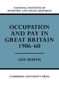 Occupation and Pay in Great Britain 1906–60