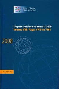 Dispute Settlement Reports 2008: Volume 17, Pages 6715-7162