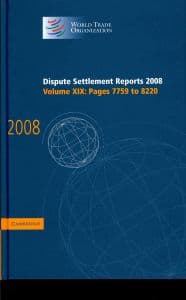 Dispute Settlement Reports 2008: Volume 19, Pages 7759-8220