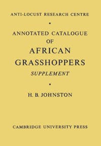 Annotated Catalogue of African Grasshoppers