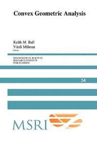 Convex Geometric Analysis