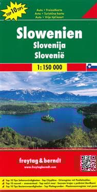 Slovenia Road Map 1:150 000