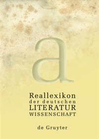 Reallexikon Der Deutschen Literaturwissenschaft