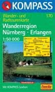 Wanderregion Nürnberg Erlangen 1 : 50 000