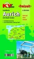 Aurich Landkreis, KVplan, Radkarte/Freizeitkarte, 1:60.000