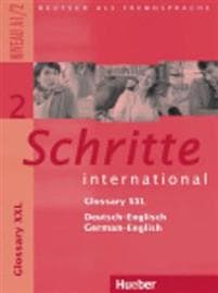 Schritte international 2. Niveau A1/2 / Glossar XXL Deutsch-Englisch, Glossary German-English