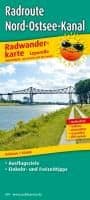 Cycle route along the Kiel Canal, cycle tour map 1:50,000