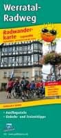 Werratal cycle path, cycle tour map 1:50,000