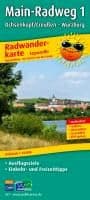 MainRadweg 1, Bischofsgrun/Creussen - Wurzburg, cycle tour map 1:50,000