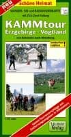 Wander-, Ski- und Radwanderkarte Kammweg Erzgebirge-Vogtland 1:35 000