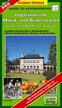 Wander-, Ski- und Radwanderkarte Vogtländische Musik- und Bäderregion, Bad Elster, Markneukirchen