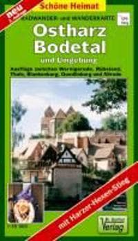 Radwander- und Wanderkarte Ostharz, Bodetal und Umgebung