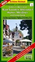 Radwander- und Wanderkarte Unteres Werratal, Hoher Meißner, Bad Sooden-Allendorf, Witzenhausen und Umgebung