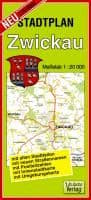 Stadtplan Zwickau und Werdau 1 : 20 000