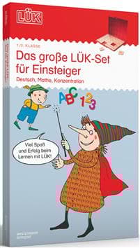 Das große LÜK-Set für Einsteiger: Deutsch, Mathe, Konzentration für Klasse 1 und 2