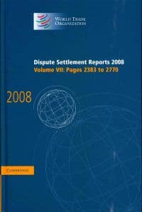 Dispute Settlement Reports 2008: Volume 7, Pages 2383-2770