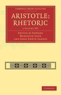 Aristotle: Rhetoric 3 Volume Paperback Set: Volume SET
