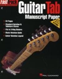 Fasttrack - Guitar Tab Manuscript Paper