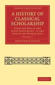 A History of Classical Scholarship