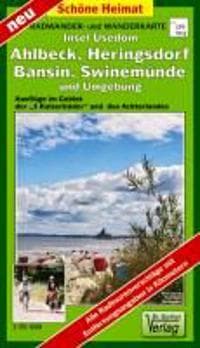 Insel Usedom, Ahlbeck, Heringsdorf, Bansin, Swinemünde und Umgebung 1 : 35 000 Radwander- und Wanderkarte