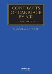 Contracts of Carriage by Air
