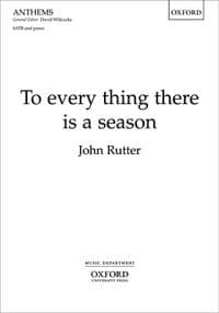 To every thing there is a season