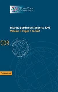 Dispute Settlement Reports 2009: Volume 1, Pages 1-622