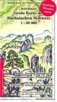 Große Karte der Sächsischen Schweiz 1:30000