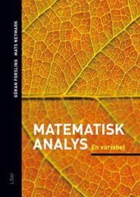 Matematisk analys En variabel