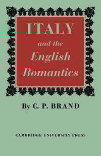 Italy and the English Romantics
