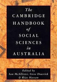 The Cambridge Handbook of Social Sciences in Australia