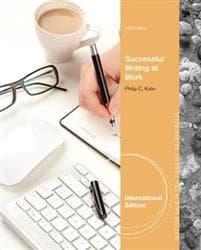 Successful Writing at Work, International Edition