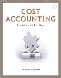 Cost Accounting : Foundations and Evolutions