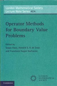 Operator Methods for Boundary Value Problems