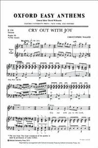 Cry out with joy