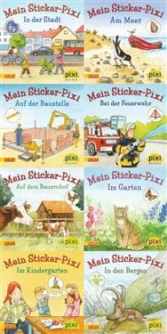 Pixi-8er-Set 199: Meine Sticker-Pixis (8x1 Exemplar)